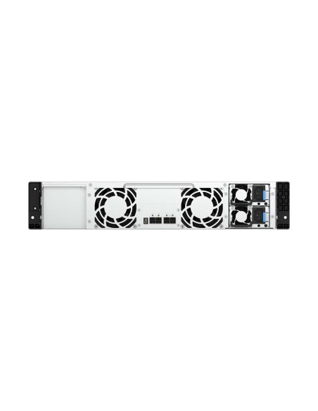 QNAP TL-R1200PES-RP 12-Bay PCIe Interface SATA JBOD with U.2 NVMe SSD and 10GbE SFP+ Ports