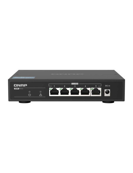 QNAP QSW-1105-5T 5-Port Unmanaged 2.5GbE Network Switch with U.2 NVMe SSD and 10GbE SFP+ Ports
