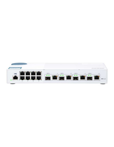 QNAP QSW-M408-4C 12-Port 10GbE Layer 2 Web...