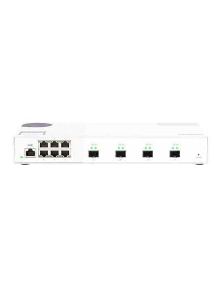 QNAP QSW-M2106-4S 10-Port 10GbE and 2.5GbE Layer 2 Web Managed Switch with SFP+ Ports