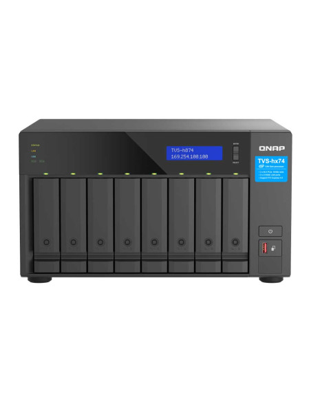 QNAP TVS-h874-i5-32G 8-Bay NAS with 12th Gen Intel® Core™ i5 Six-core Processor and Dual 2.5GbE Ports