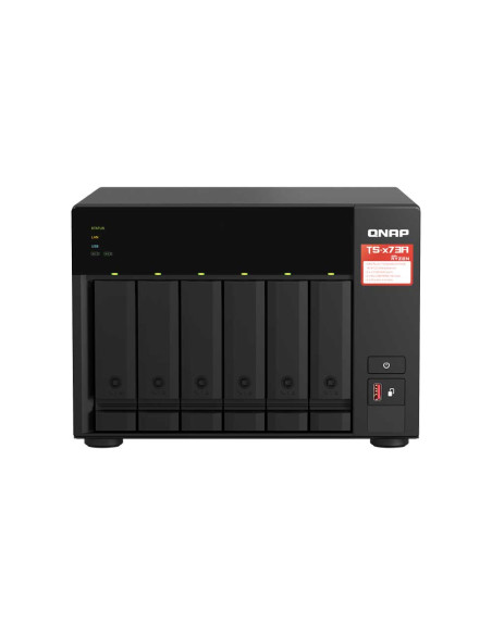 QNAP TS-673A-8G 6-Bay NAS with AMD Ryzen V1500B Quad-Core Processor, U.2 NVMe SSD and 10GbE/2.5GbE Ports