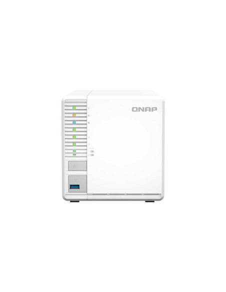 QNAP TS-364-8G 3-Bay NAS with Intel Celeron N5095 Quad-Core Processor, U.2 NVMe SSD and 2.5GbE Port