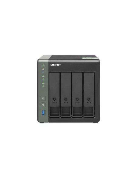 QNAP TS-431KX-2G 4-Bay NAS with Annapurna Labs Alpine AL-214 4-Core Processor, U.2 NVMe SSD and 10GbE SFP+ Port